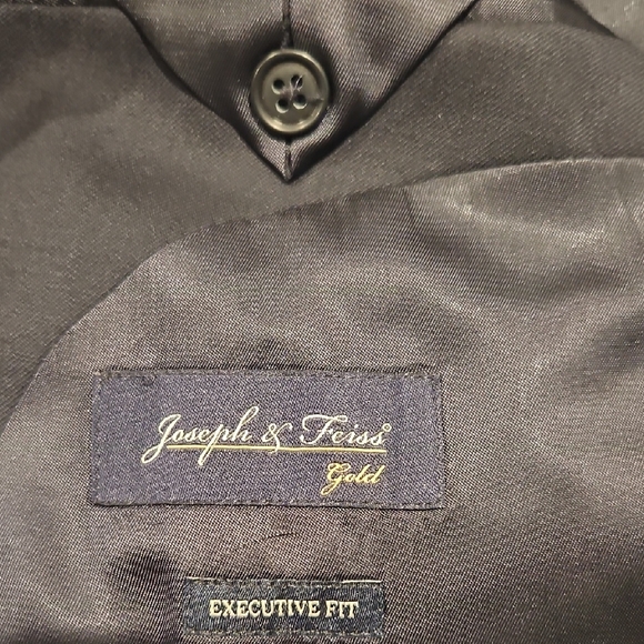 Joseph & Feiss Black Executive Fit Sport Coat - Picture 3 of 5